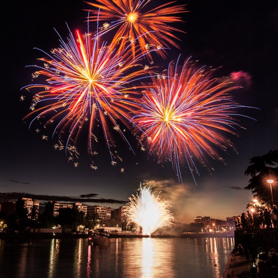 Liège feu d'artifice